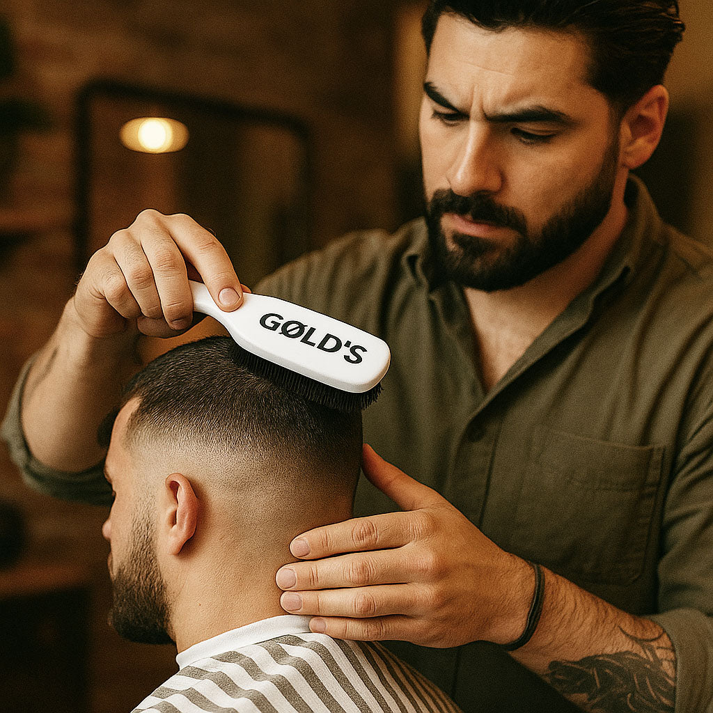 Präzisionswerkzeug für makellose Haarschnitte - Fade Brush von GØLD'S / Goelds