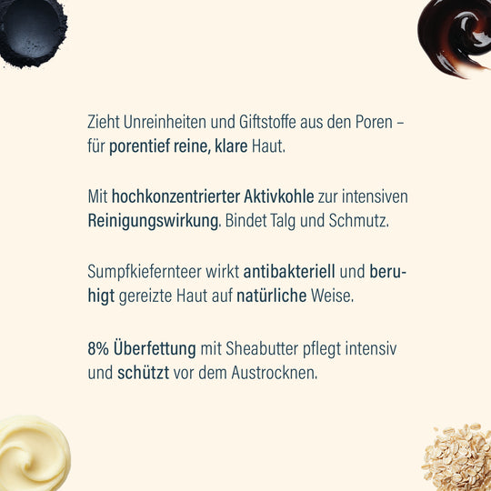 Dark Detox Soap von Goelds / GØLD'S - Vorteile #inhalt_100g-naturseife