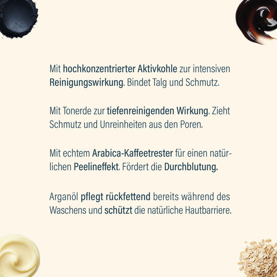 Soap Trilogy Set von Goelds / GØLD'S mit Robusta Rub Soap, Clean Soap und Dark Detox Soap - Vorteile #inhalt_3x-100g-naturseife