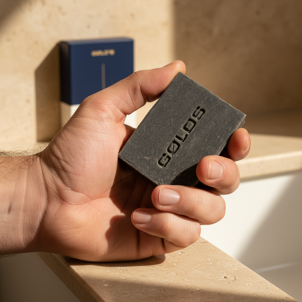 Schwarze Magie mit Bio-Ölen - Dark Detox Soap von GØLD'S - Goelds