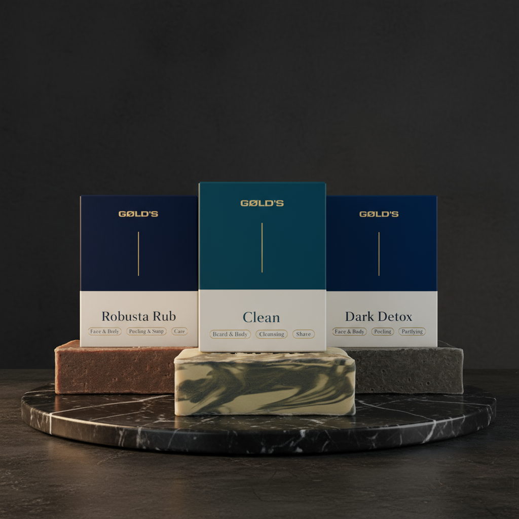 Für jeden Zweck die richtige Seife – für jeden Tag die perfekte Pflege - Soap Trilogy Set von  GØLD’S / Goelds