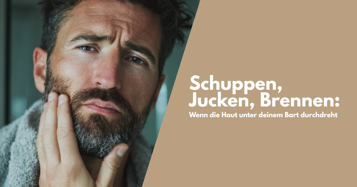 Schuppen, Jucken, Brennen: Wenn die Haut unter deinem Bart durchdreht
