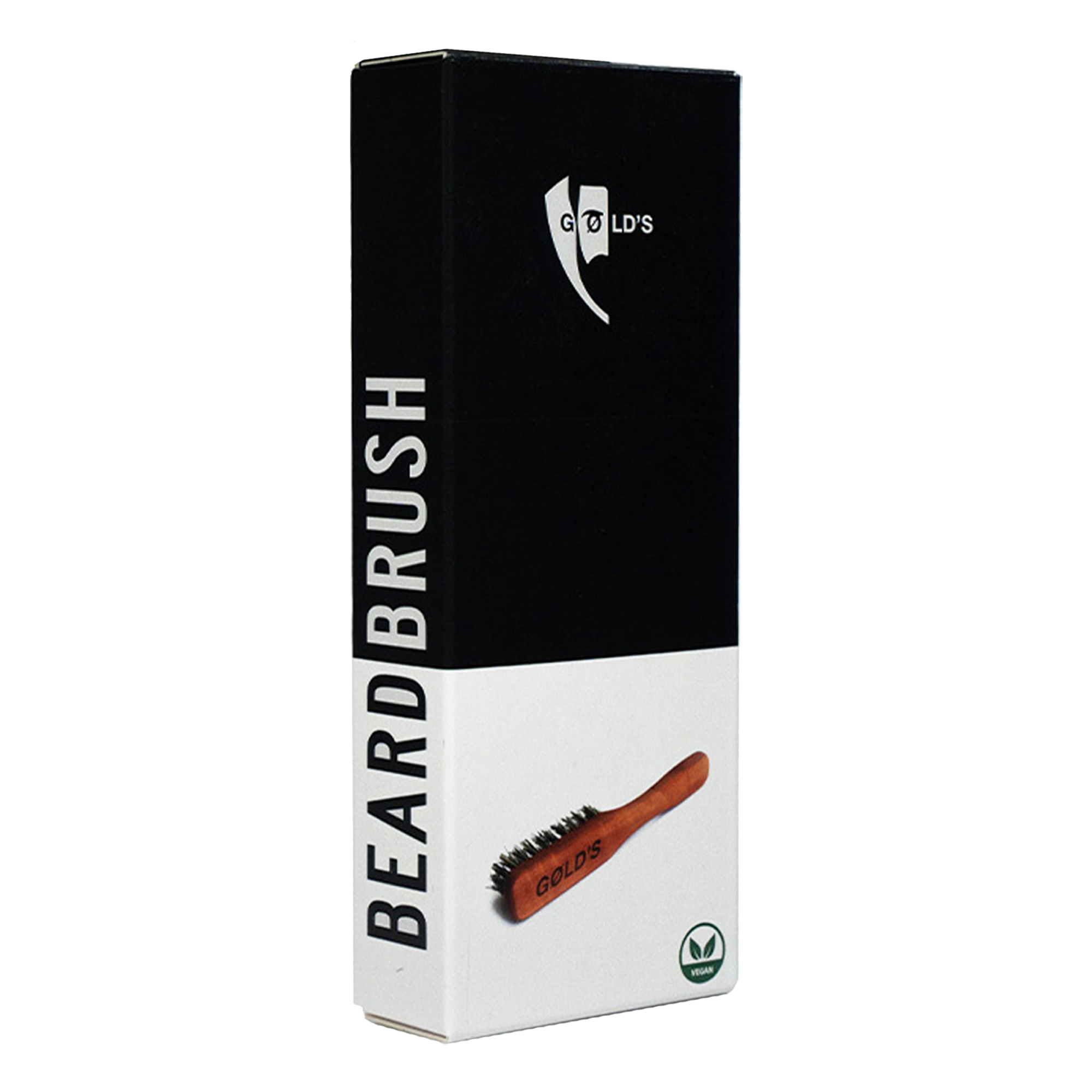 Premium Bartbürste Vegan aus Fibreborsten von GØLD'S / Goelds #material_vegane-fibreborsten