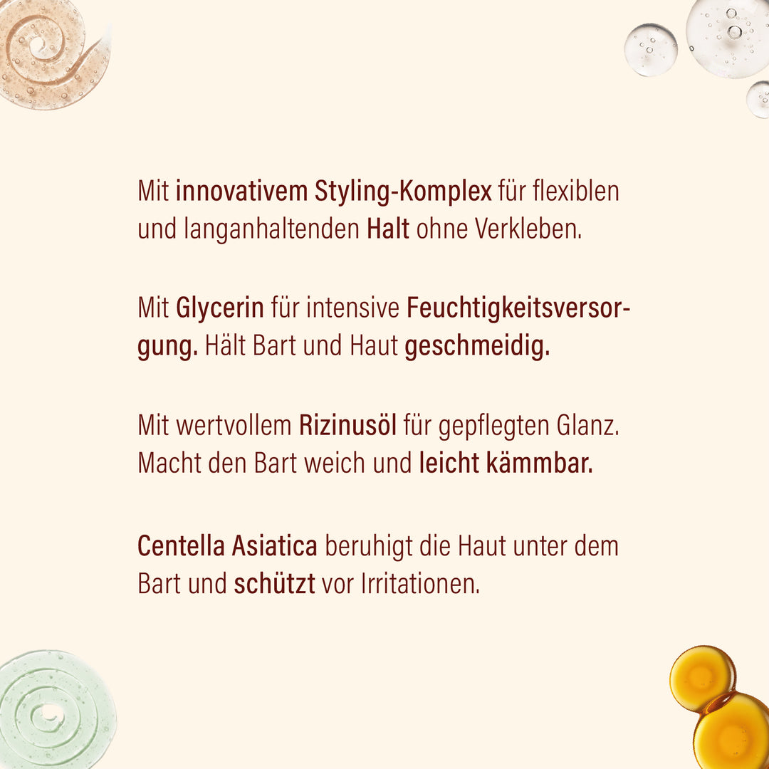 Premium Control Bartstyling von GØLD'S / Goelds - Vorteile #inhalt_50ml-pumpspender