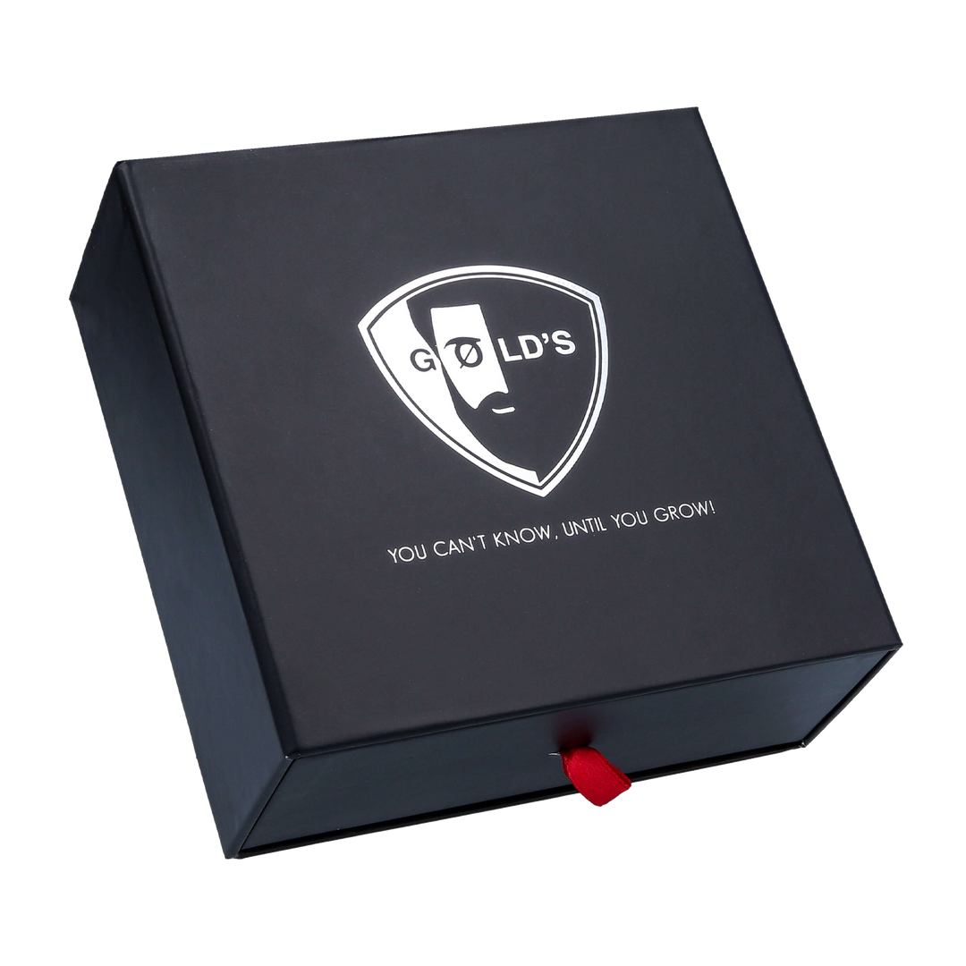 Geschenkbox in Schwarz Silber von GØLD'S / Goelds