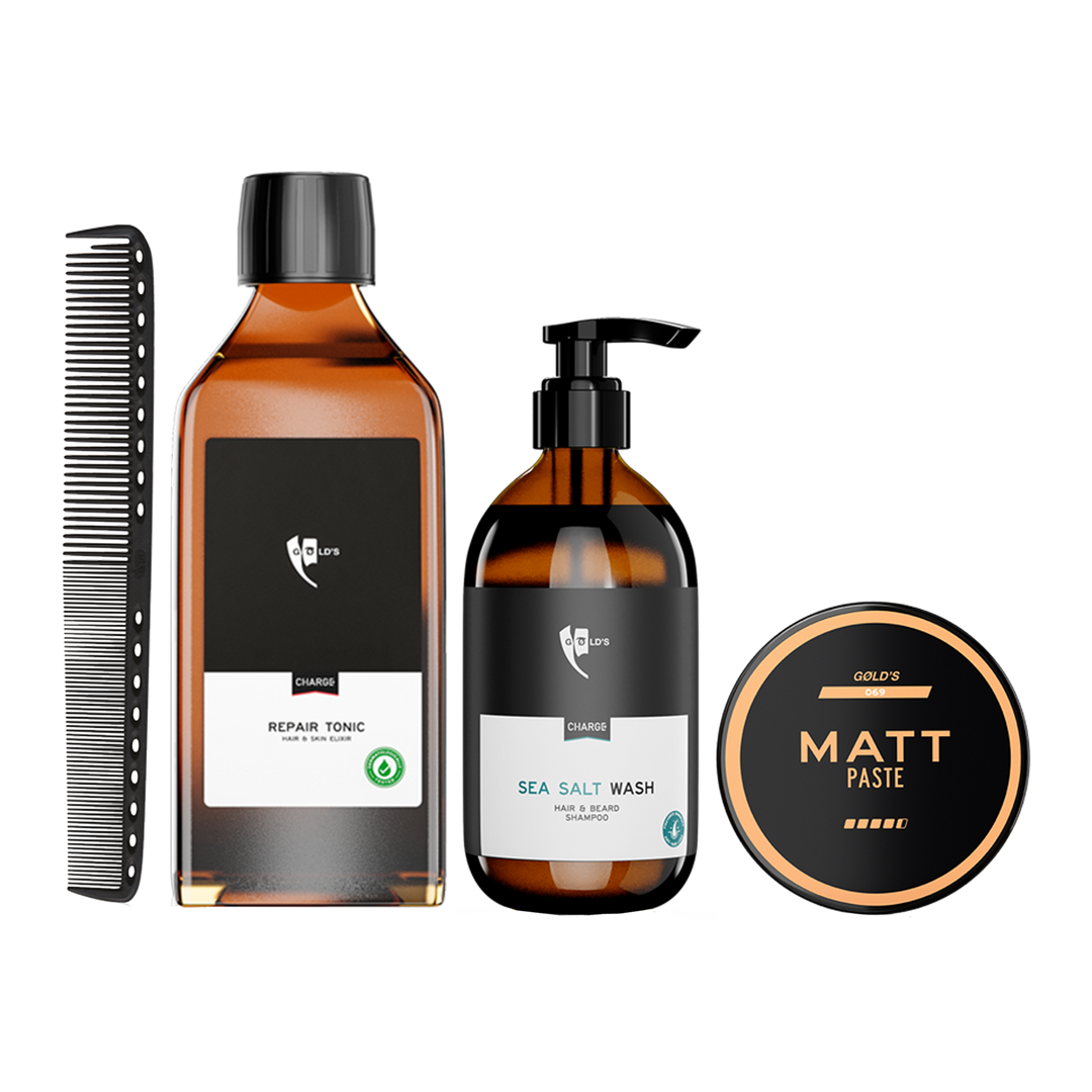 Haar Styling & Pflege-Set mit Matt Paste von GØLD'S / Goelds #waehle-dein-styling_matt-paste