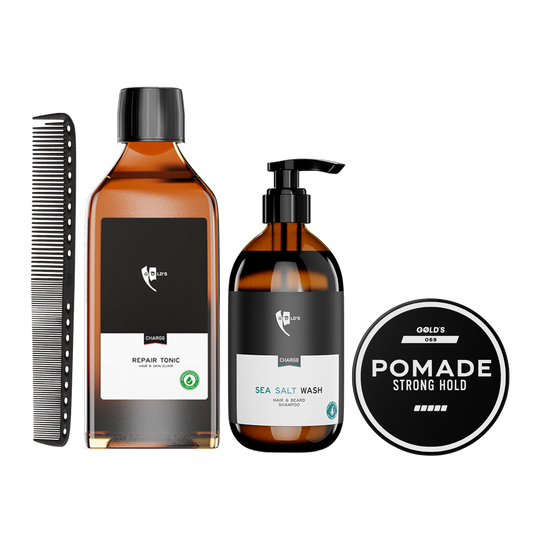Haar Styling & Pflege-Set mit Pomade von GØLD'S / Goelds #waehle-dein-styling_pomade