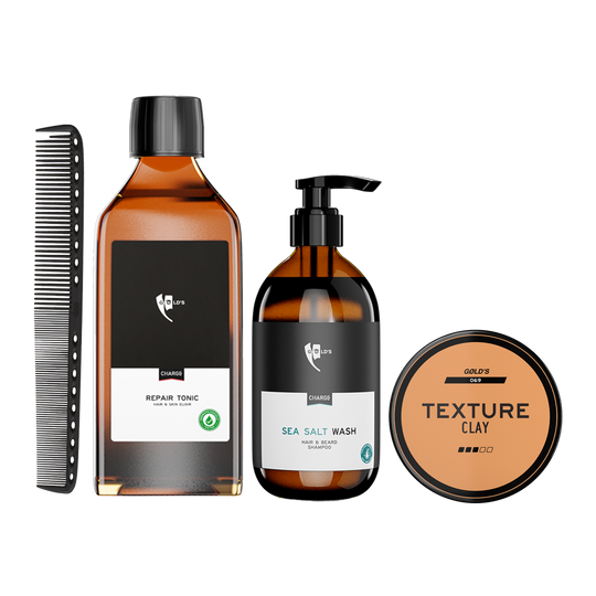 Haar Styling & Pflege-Set mit Texture Clay von GØLD'S / Goelds #waehle-dein-styling_texture-clay