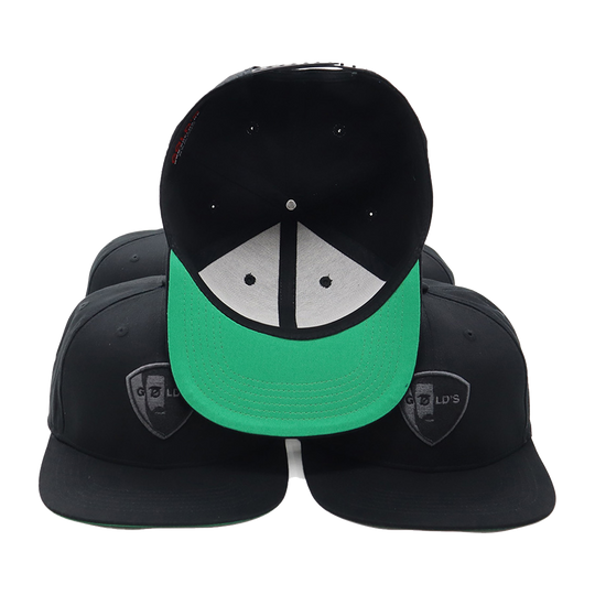 Premium Snapback Cap in Schwarz von GØLD'S / Goelds #farbe_schwarz